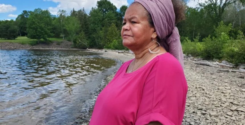 Mary Louise McCarthy-Brandt is the chairperson of a new group looking to document cemeteries of Black people who lived in New Brunswick. (Credit: Shane Fowler/CBC)